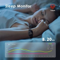 Oraimo Smart Watch Heart Rate & Notification - Blue, White