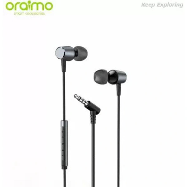 Oraimo Trumpet 3 OEP-E-40 In the Earphone With Mic Wired Headset - Black