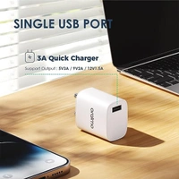 Oraimo Type-C OCW-E97S + C53 18W Charger With Type-C Cable - White