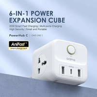Oraimo Oriamo OWS-I342 Cube Extension Boards With 3 Universal Socket - White