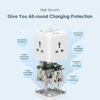 Oraimo Oriamo OWS-I342 Cube Extension Boards With 3 Universal Socket - White