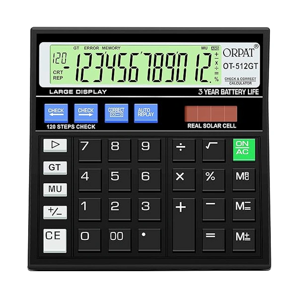Orpat OT-512GT Calculator - Black