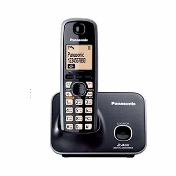 Panasonic KX-TG3711SX Cordless Landline Phone - Black