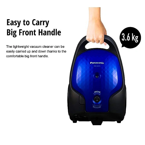 Panasonic MC-CG371A145 1600W 1.4L Canister Vacuum Cleaner - Blue