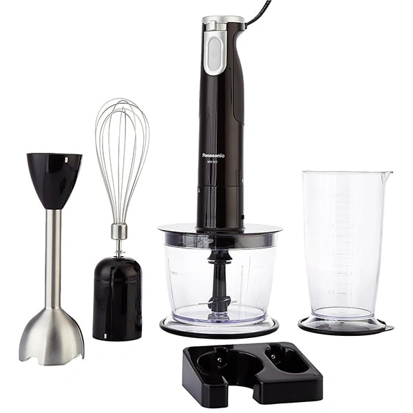 Panasonic MX-SS1 600 Watt Chooper Electric Hand Blender - Black, Blue