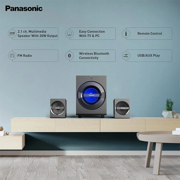 Panasonic SC-HT150GW-K 2.1 Ch Home Theatre