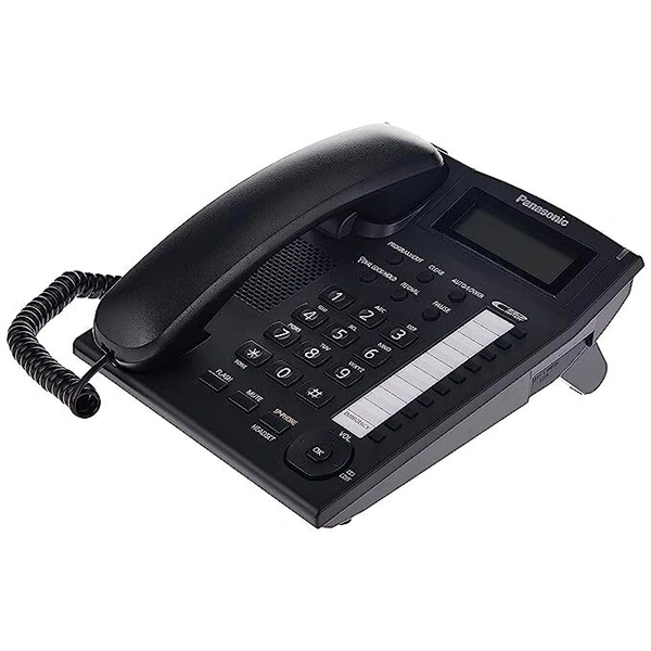 Panasonic Single Line KX-TS880MX Corded Landline Phone - White - White