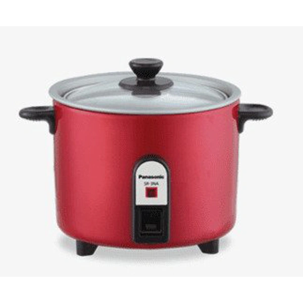 Panasonic SR-3NA Electric Rice Cooker (Burgundy) - Burgundy