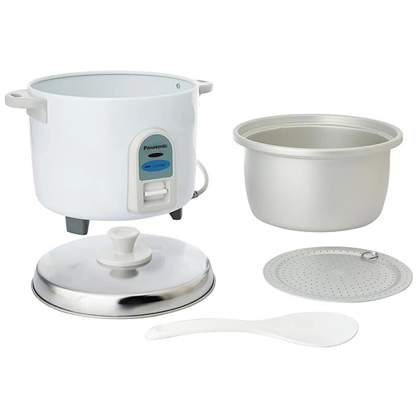Panasonic SR-WA10 450 Watt Automatic Electric Rice Cooker without Warmer (1 L) - White