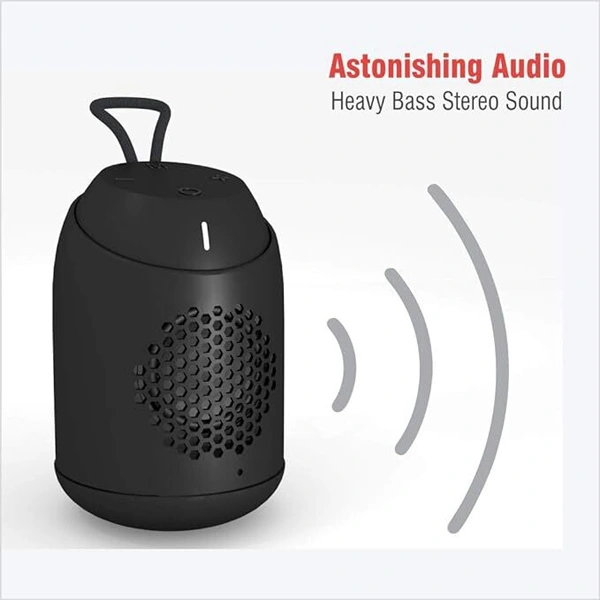Pebble BassX Aqua IPX7 Waterproof Bluetooth Speaker - Blue - Blue