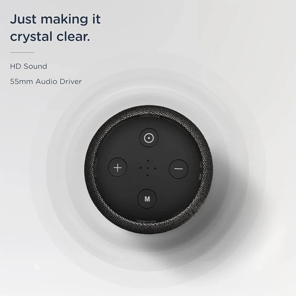 Pebble Bold 5W Bluetooth Speaker - Grey - Grey