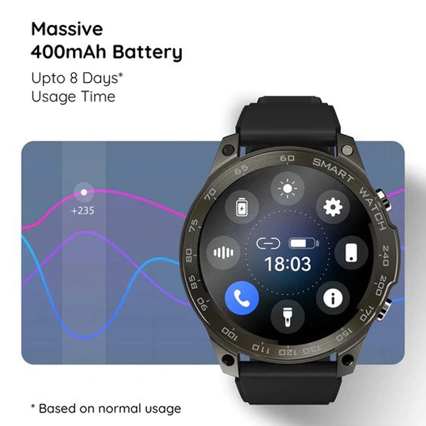 Pebble Cosmos Endure Smartwatch - Glacier Blue - Glacier Blue
