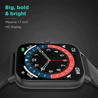 Pebble Cosmos Smartwatch with Bluetooth Calling - Space Black - Space Black