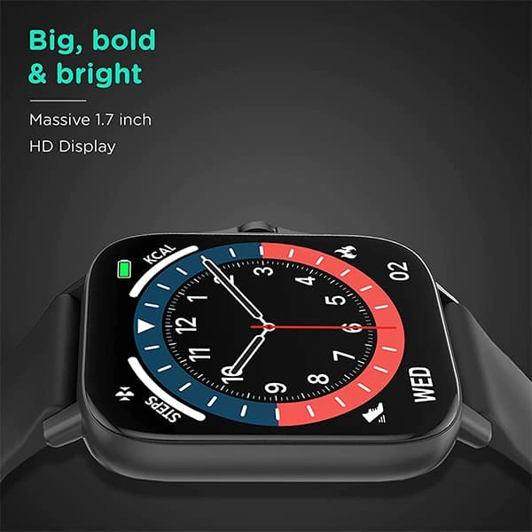 Pebble Cosmos Smartwatch with Bluetooth Calling - Space Black - Space Black