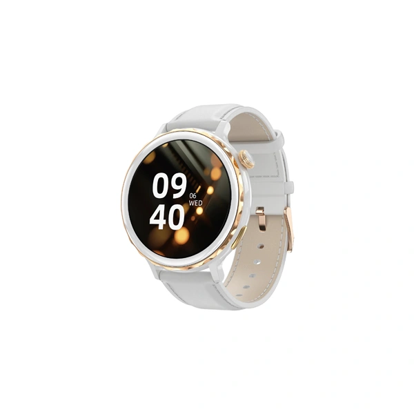 Pebble Diva Smartwatch - Snow Leather - Snow Leather