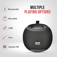 Pebble Dome Heavy Bass 5W Bluetooth Speaker - Grey - Grey