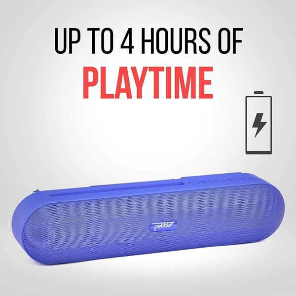 Pebble Edge 10W Wireless Bluetooth Speaker with Microphone