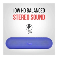 Pebble Edge 10W Wireless Bluetooth Speaker with Microphone