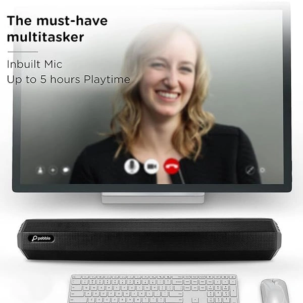 Pebble Edge Plus 10W Bluetooth Soundbar