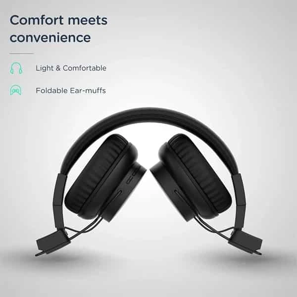 Pebble Elite Pro Bluetooth Headphone (Black)