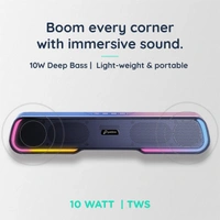 Pebble Glide Bluetooth Speaker - Black - Black