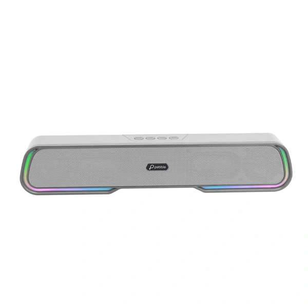 Pebble Glide Bluetooth Speaker - Grey - Grey