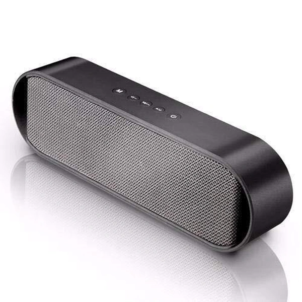 Pebble Groove Slide 14W Portable Wireless Bluetooth Speaker - Blue - Blue
