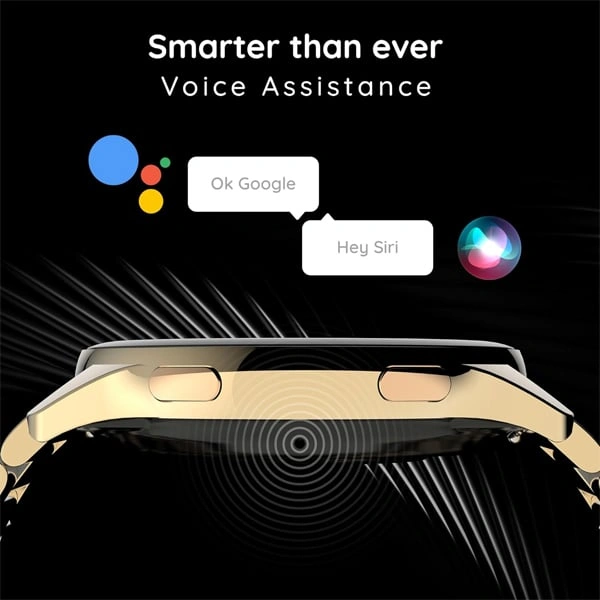 Pebble Mettle 1.32" Round HD Display Smart Watch