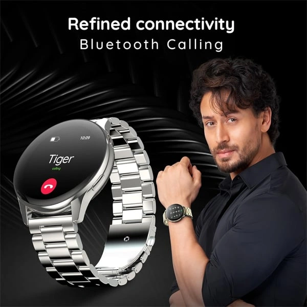 Pebble Mettle 1.32" Round HD Display Smart Watch