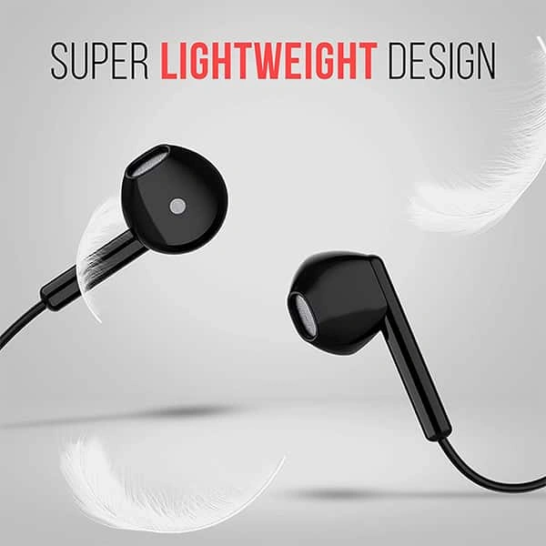 Pebble Play True HD Stereo Earphone - Black - Black