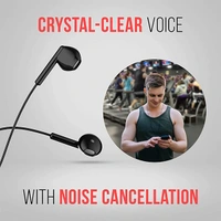 Pebble Play True HD Stereo Earphone - Black - Black