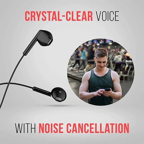 Pebble Play True HD Stereo Earphone - Black - Black