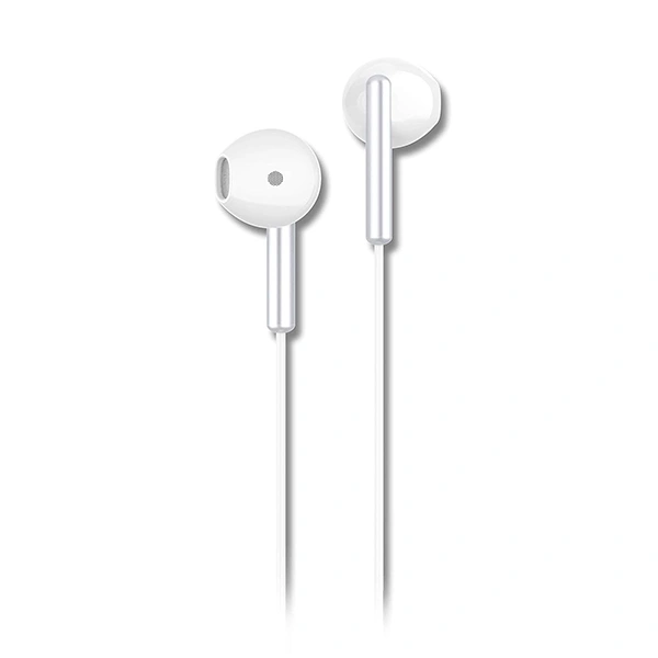 Pebble Play True HD Stereo Earphone - White - White