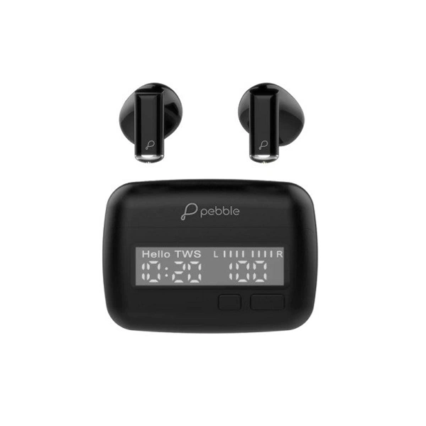 Pebble Retro Buds True Wireless Earbuds - Grey - Grey