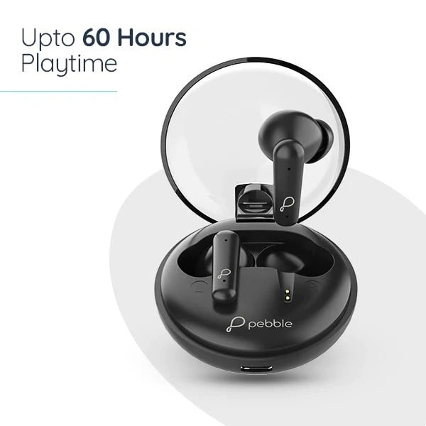 Pebble Trubuds True Wireless Earbuds - Peach - Peach