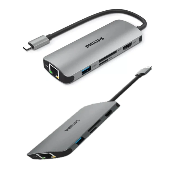 Philips 6 in 1 USB DLK5526CG/11 USB Hub