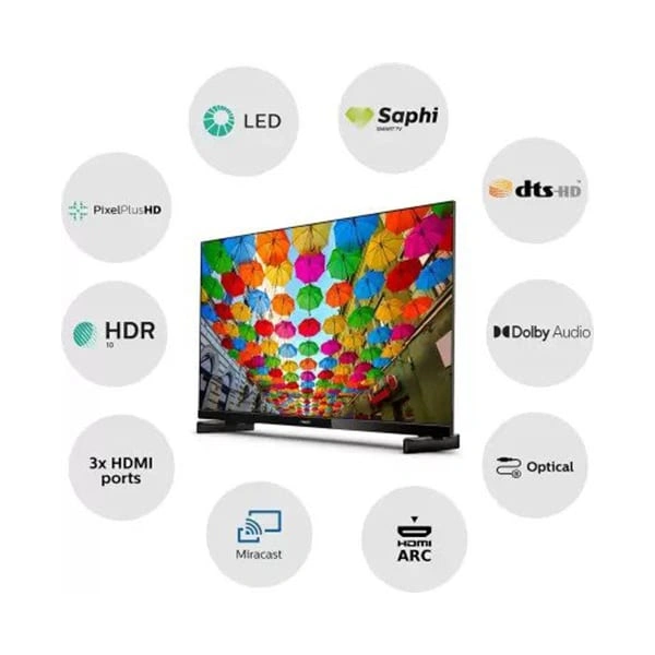 Philips 6800 Series 80 cm (32 inch) HD Ready LED Smart Linux based TV (32PHT6815/94)