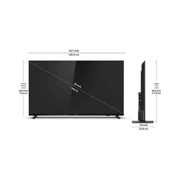 Philips 7600 Series 146 cm (58 inch) Ultra HD (4K) LED Smart Linux based TV (58PUT7605/94)