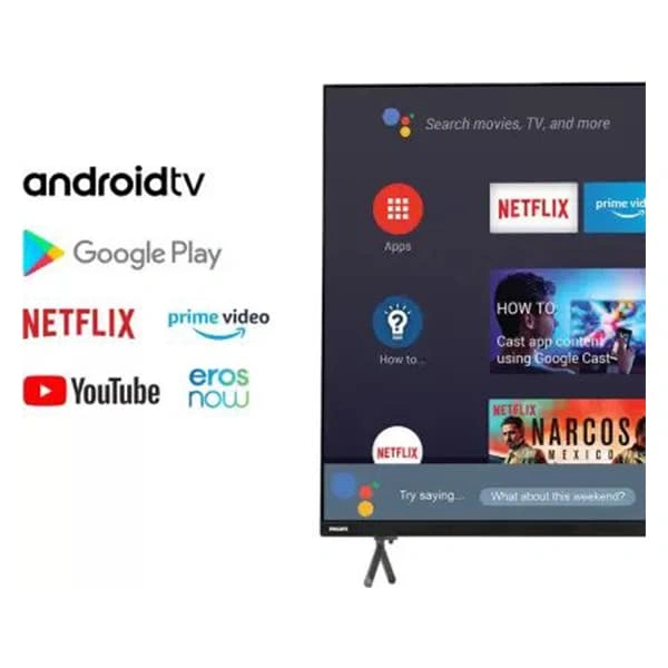 Philips 8100 126 cm HD (4K) LED Android TV (50PUT8115/94)