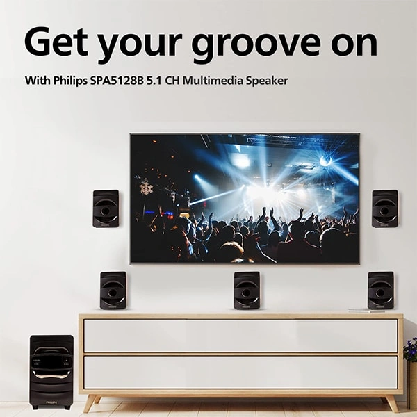 Philips Audio SPA5128B 40W Bluetooth Speaker