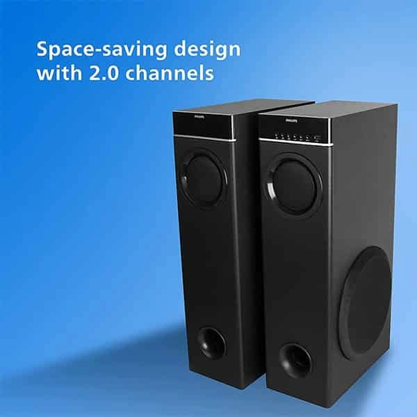 Philips Audio SPA9070 70W Tower Speaker with Mic