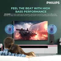 Philips Audio SPA9085 2.0CH 100W Multimedia Tower Speakers with Wireless Microphone