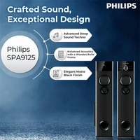 Philips Audio SPA9125 2.0CH 130W Multimedia Tower Speakers