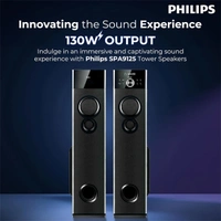 Philips Audio SPA9125 2.0CH 130W Multimedia Tower Speakers