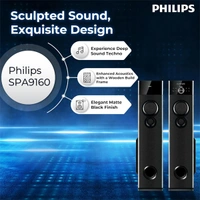 Philips Audio SPA9160 2.0CH 160W Multimedia Tower Speakers
