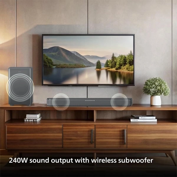 Philips Audio TAB5309 2.1CH 240W Bluetooth Soundbar