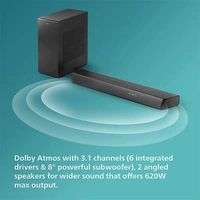 Philips Audio TAB7807 3.1CH 620W Soundbar