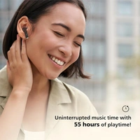 Philips Audio TAT1169BK/94 True Wireless Earbuds - Black - Black