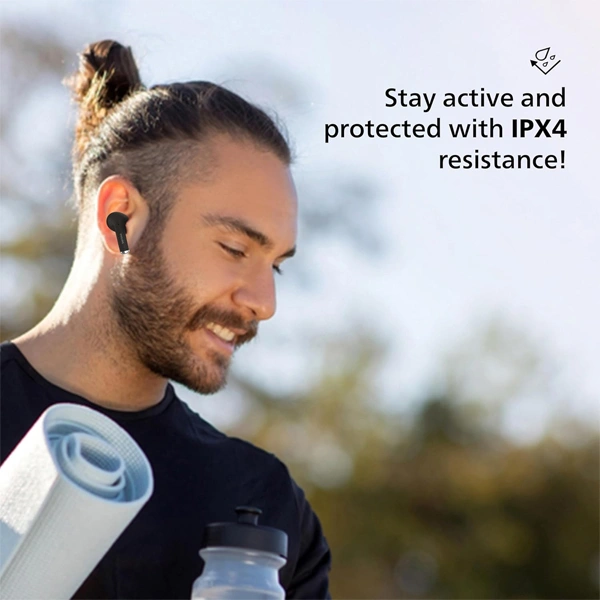 Philips Audio TAT1169BK/94 True Wireless Earbuds - Black - Black