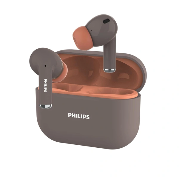 Philips Audio TAT1169BK/94 True Wireless Earbuds - Brown - Brown
